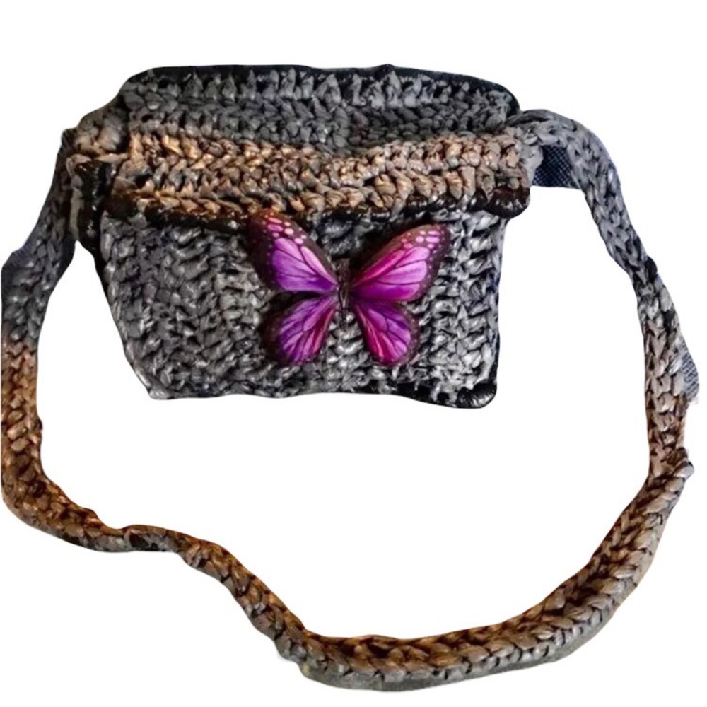 Handmade Butterfly Shoulder Bag
